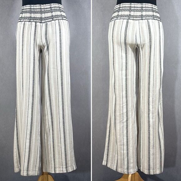 REWASH The Boardwalk Linen Blend Wide Leg Pants Size XS - Picture 1 of 6